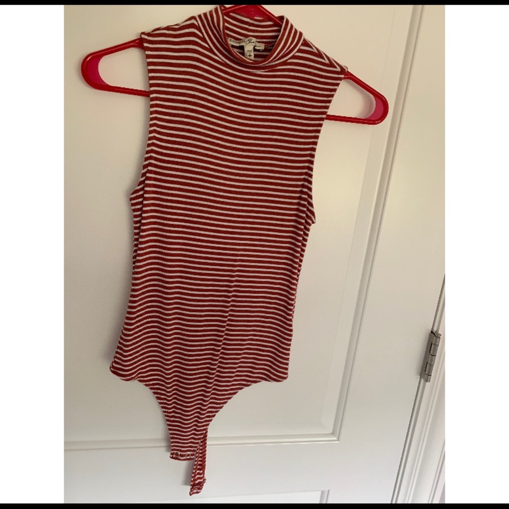 Red & Whitw Bodysuit